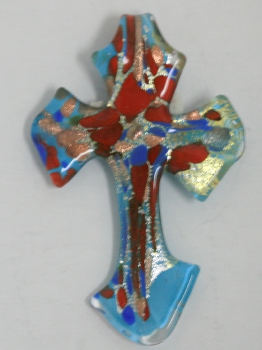 Murano Cross (3 x2 in.) # 10 - Click Image to Close